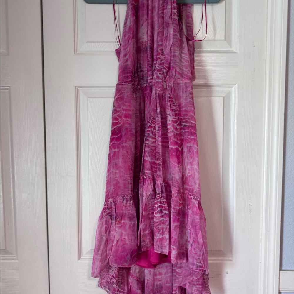 Elie Tahari Pink High Low Dress